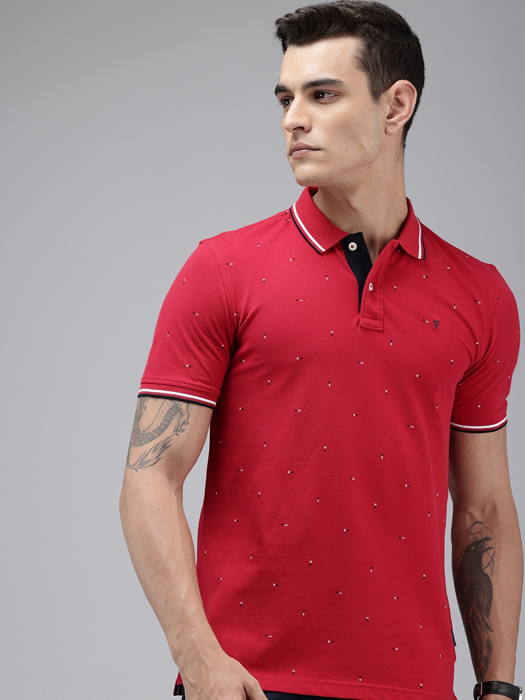 

Van Heusen Sport Slim Fit Polo Collar T-shirt, Red