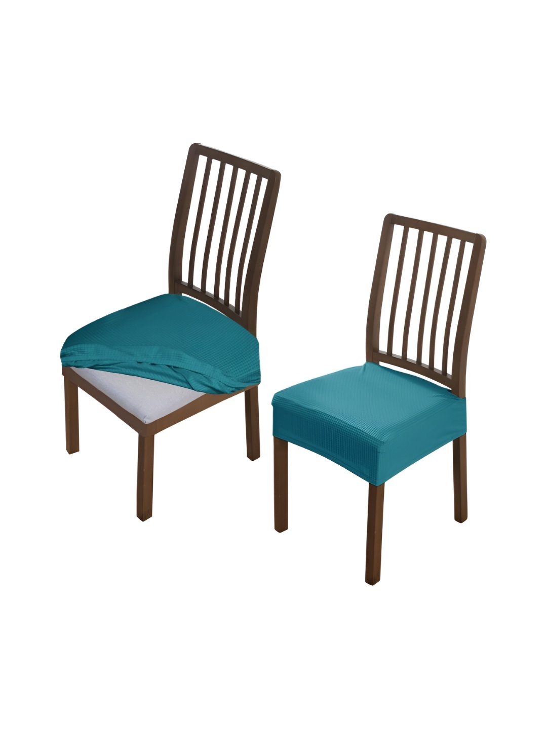 

HOKIPO 2 Pieces Comfortable Chair Covers, Blue