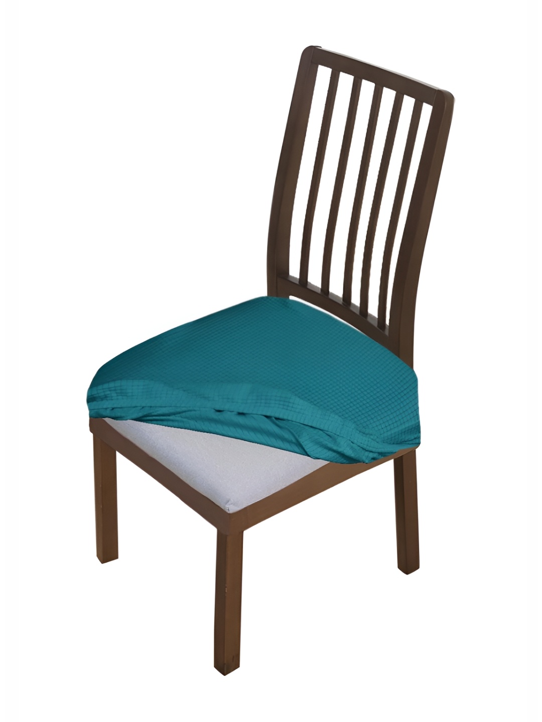 

HOKIPO Blue Jacquard Comfortable Chair Cover