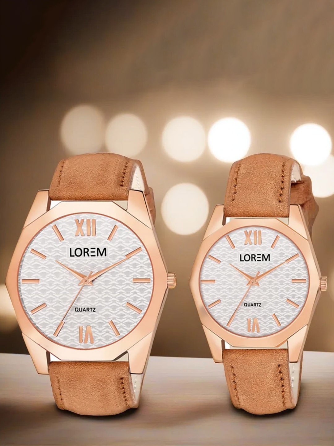

LOREM Unisex Dial & Bracelet Style Straps Analogue Watch LR84-LR331-A, Silver