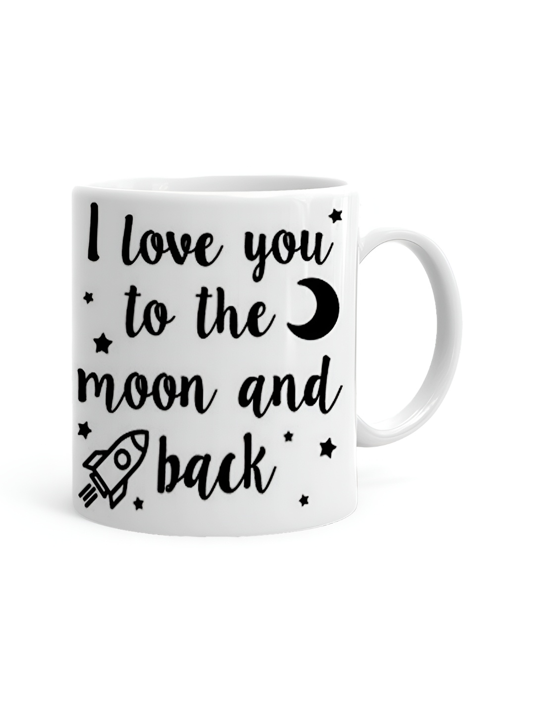 

Khakee White & Black Printed Ceramic Glossy Mugs