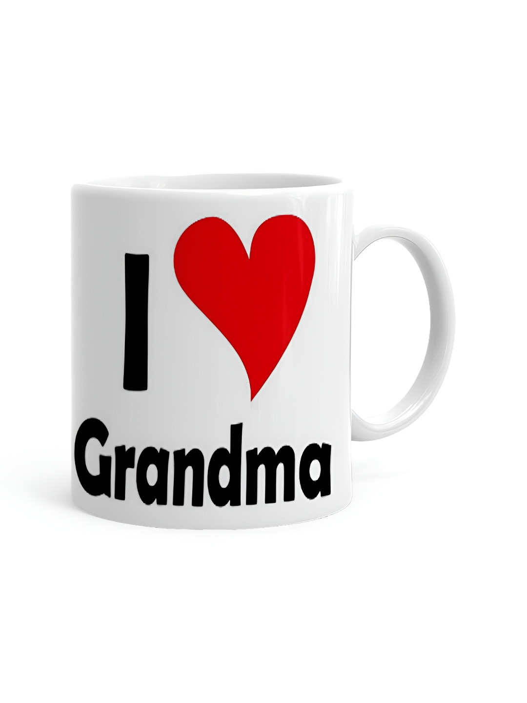 

Khakee White & Black Printed Ceramic Glossy Mugs 325 ml