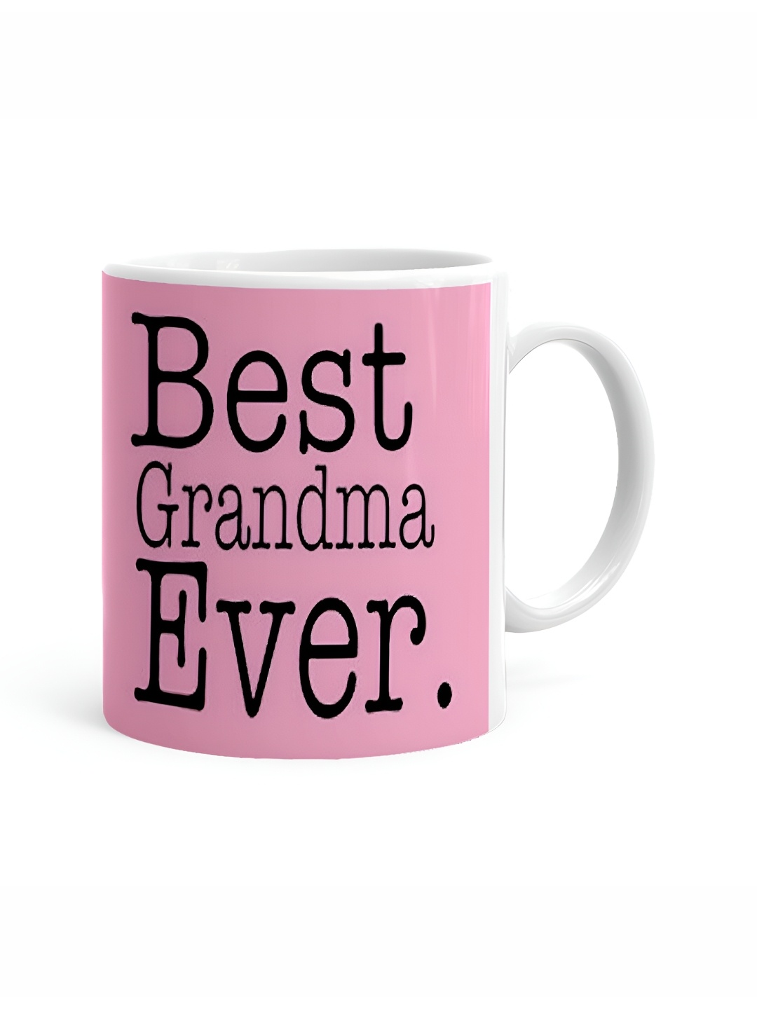 

Khakee White & Black Printed Ceramic Glossy Mug 325 ml