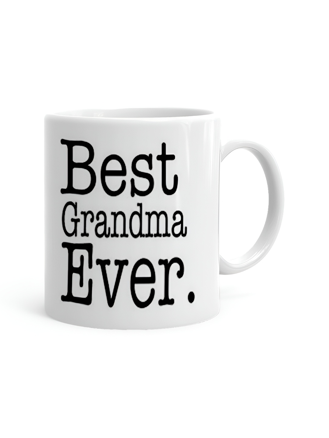

Khakee White & Black Printed Ceramic Glossy Mugs 325 ml