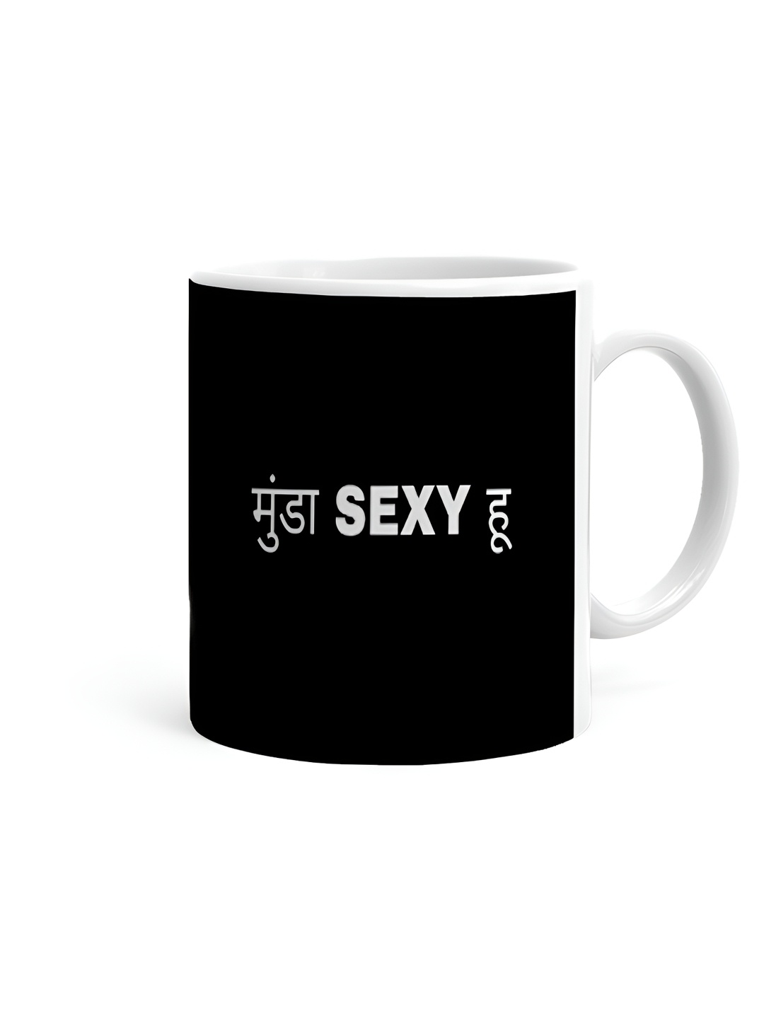 

Khakee White & Black Printed Ceramic Glossy Cups