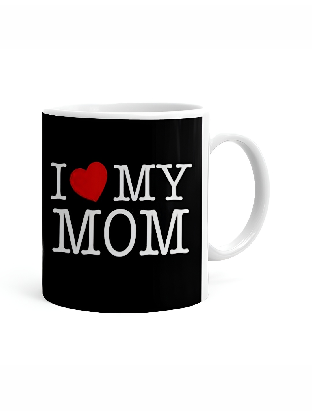 

Khakee White & Black Text or Slogans Printed Ceramic Glossy Mug