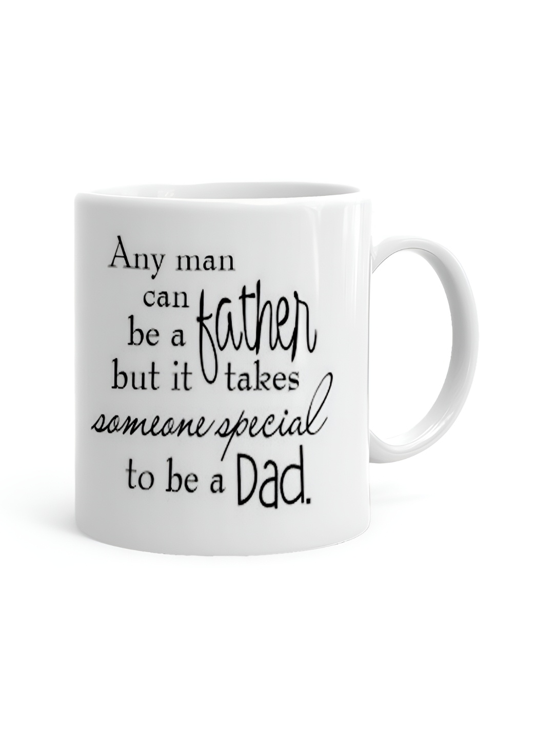

Khakee White & Black Text or Slogans Printed Ceramic Glossy Cups