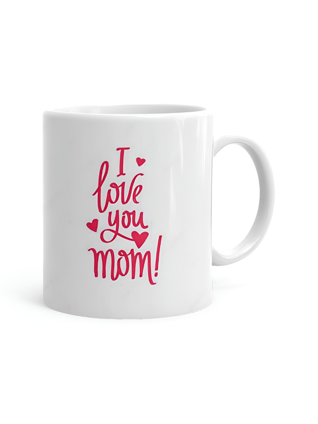 

Khakee White & Red Text or Slogans Printed Ceramic Glossy Cup