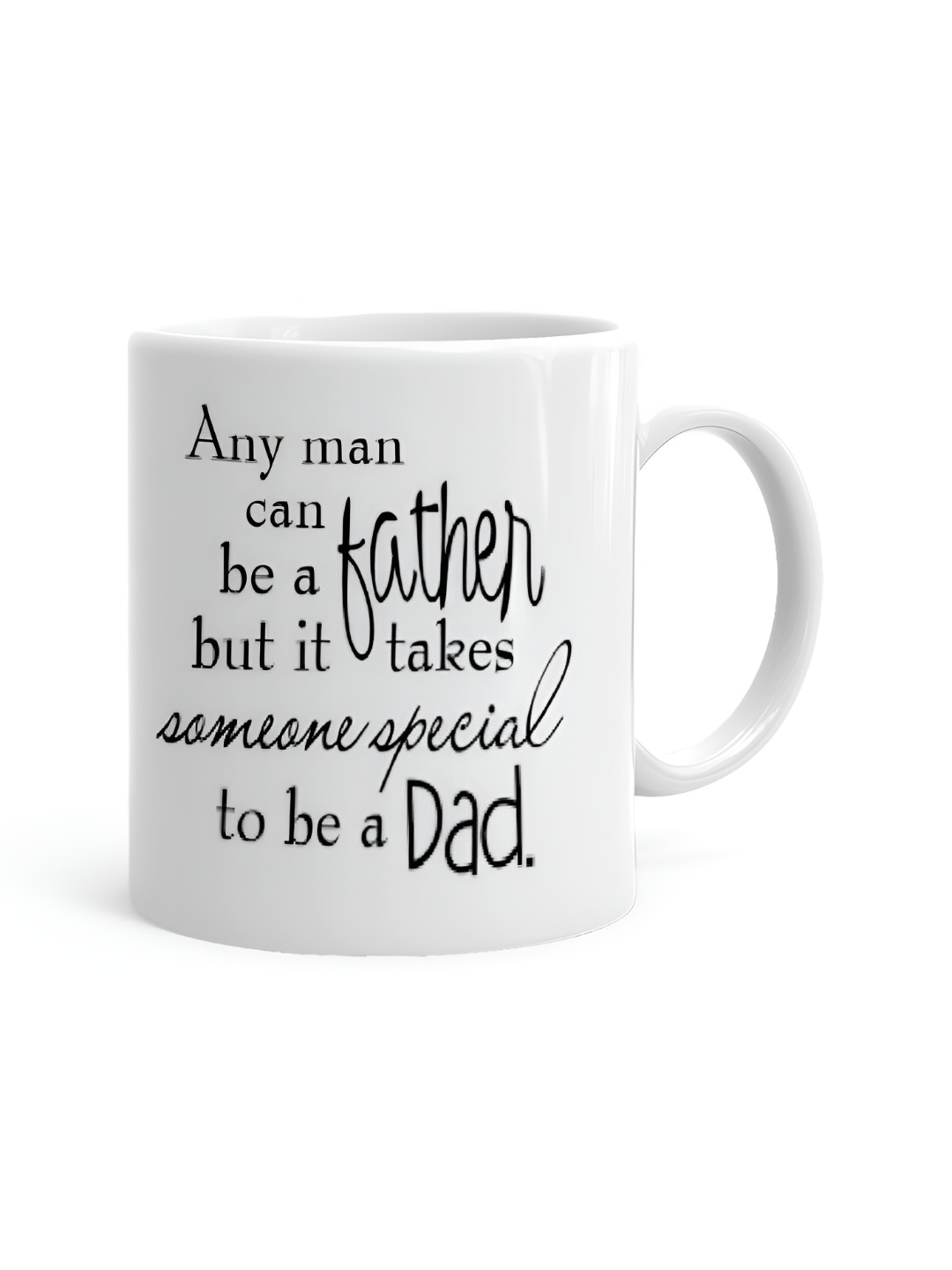 

Khakee White & Black Printed Ceramic Glossy Mug