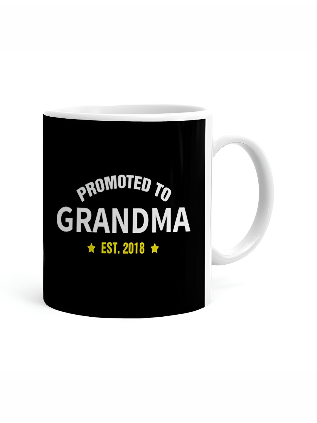 

Khakee White & Black Printed Ceramic Glossy Mugs