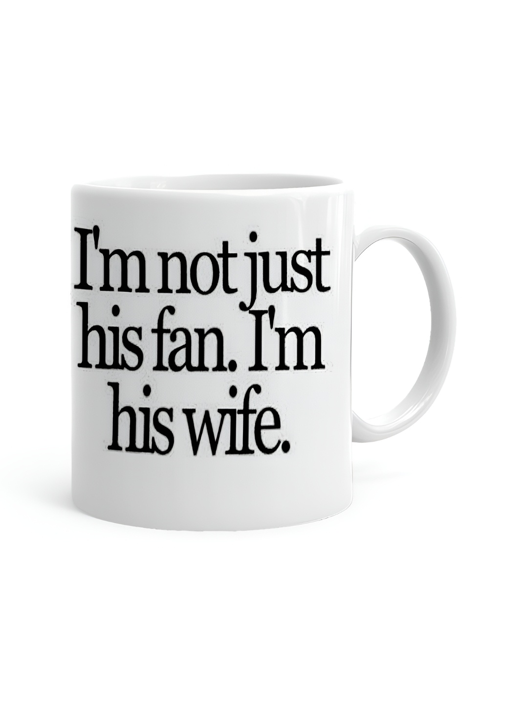 

Khakee White & Black Printed Ceramic Glossy Mug 325 ml