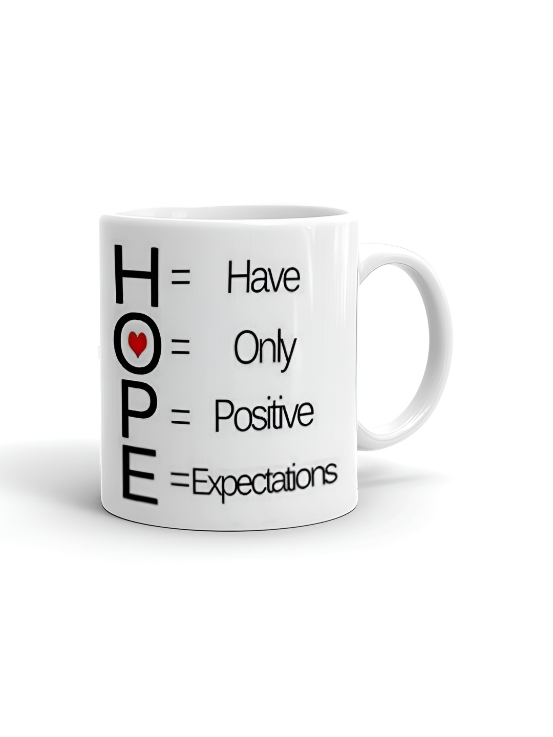 

Khakee White & Black Text or Slogans Printed Ceramic Glossy Cup