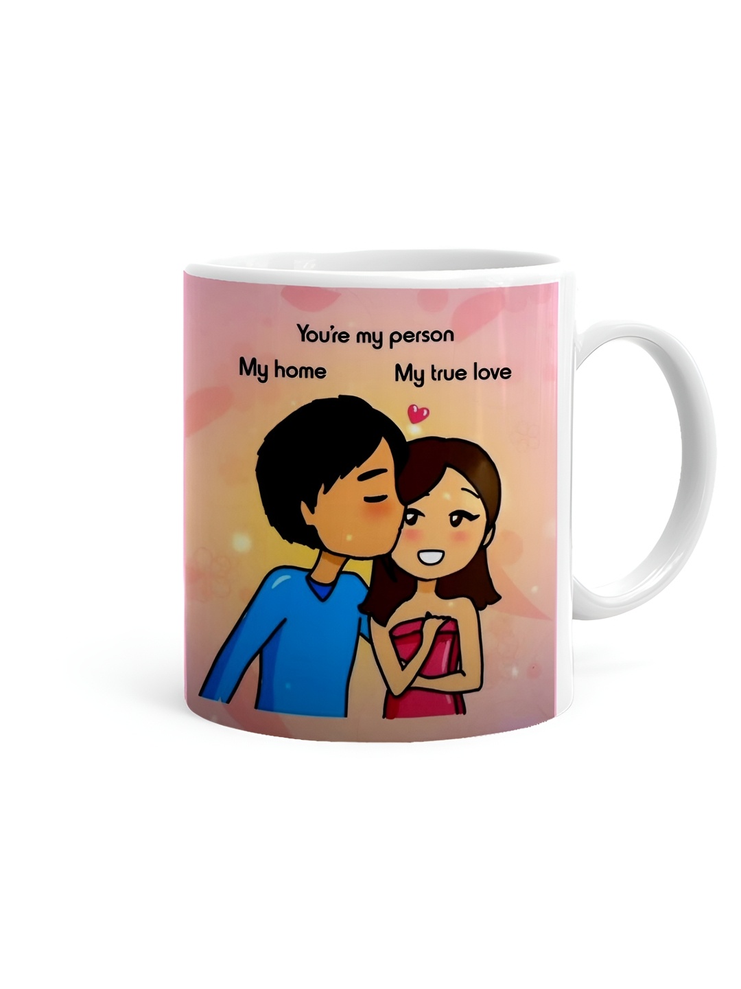 

Khakee White & Beige Text or Slogans Printed Ceramic Glossy Mug