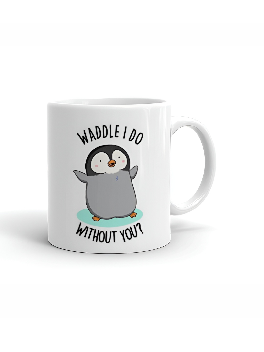 

Khakee White & Grey Text or Slogans Printed Glossy Microwave Safe Mugs 325ml