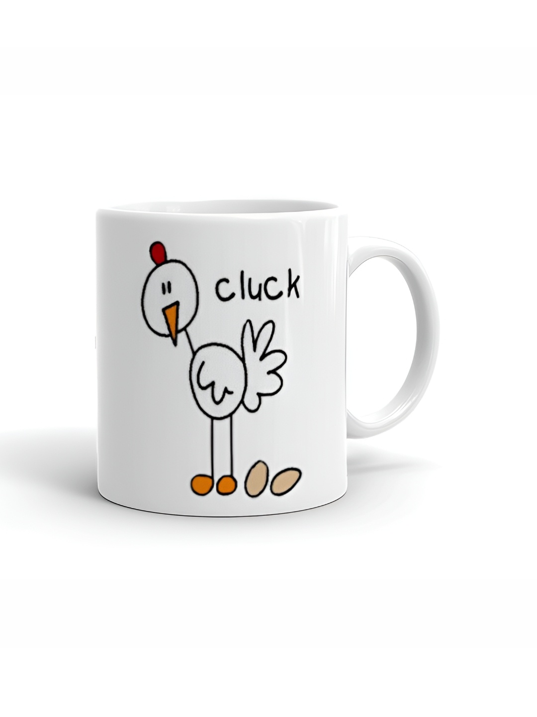

Khakee White & Black Text or Slogans Printed Ceramic Glossy Mug