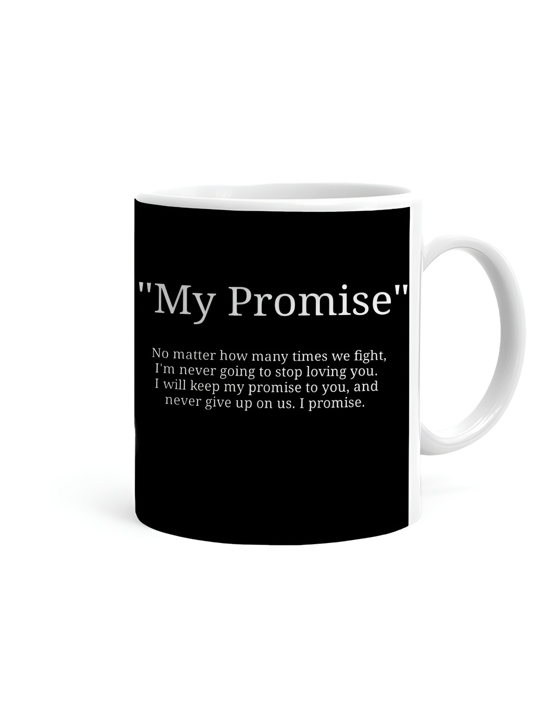 

Khakee White & Black Printed Ceramic Glossy Mugs