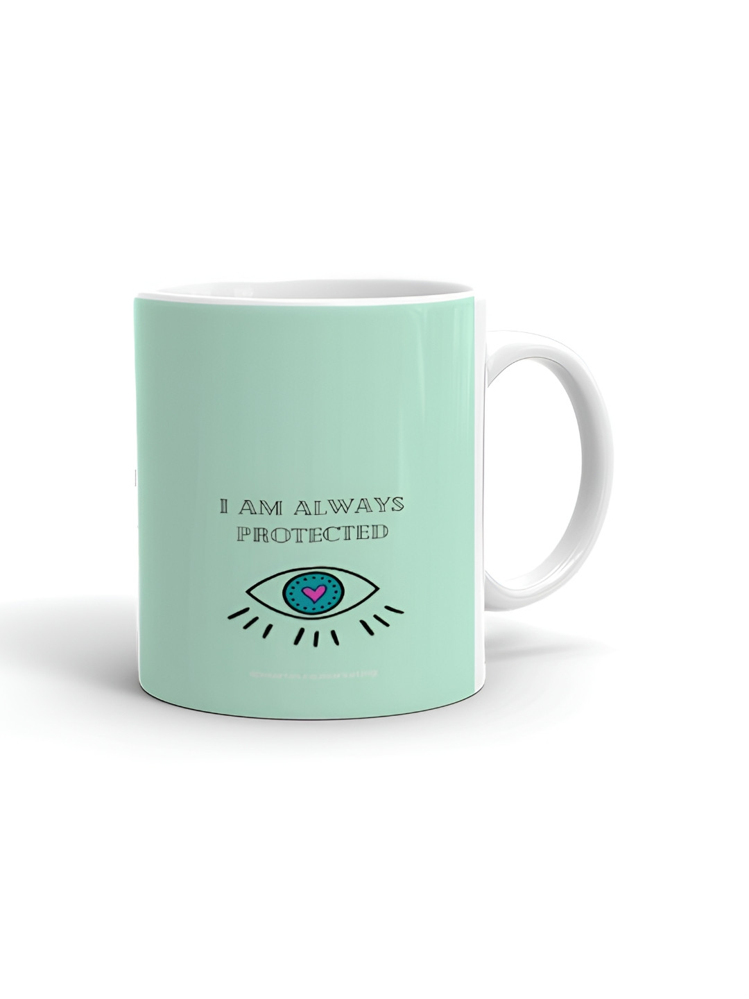 

Khakee White & Black Text or Slogans Printed Ceramic Glossy Mugs 325 ml