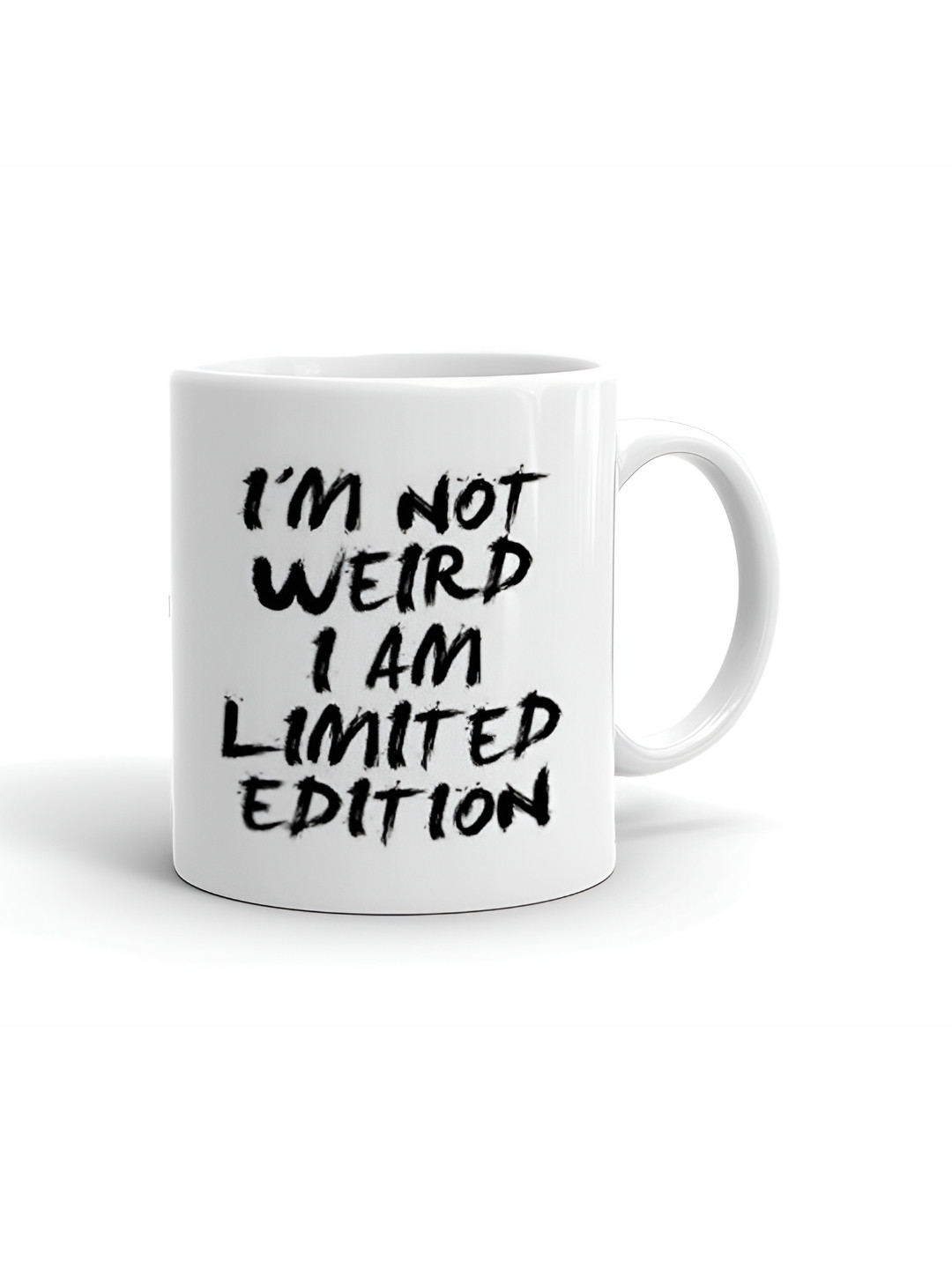 

Khakee White & Black Printed Ceramic Glossy Mug 325 ml