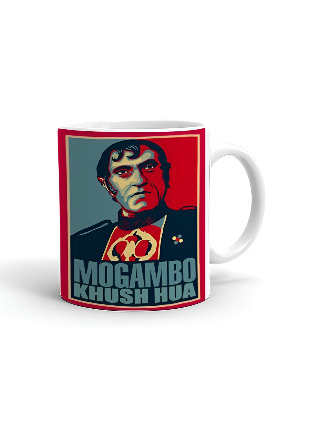 

Khakee White & Red Text or Slogans Printed Ceramic Glossy Mugs