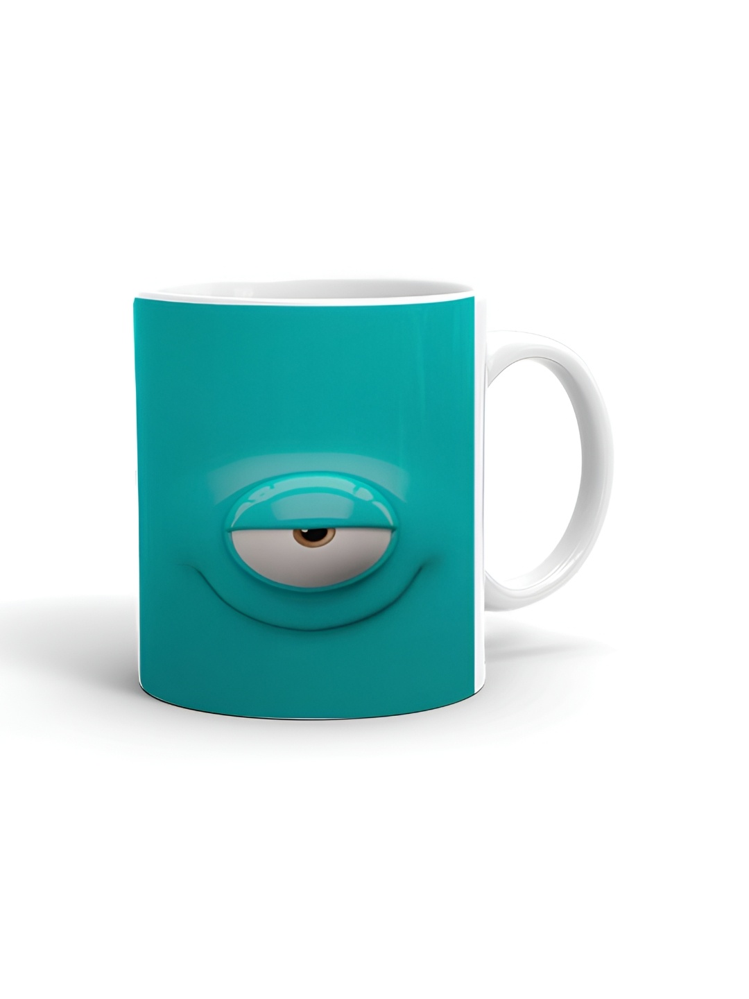 

Khakee White & Blue Printed Ceramic Glossy Mug 325 ml