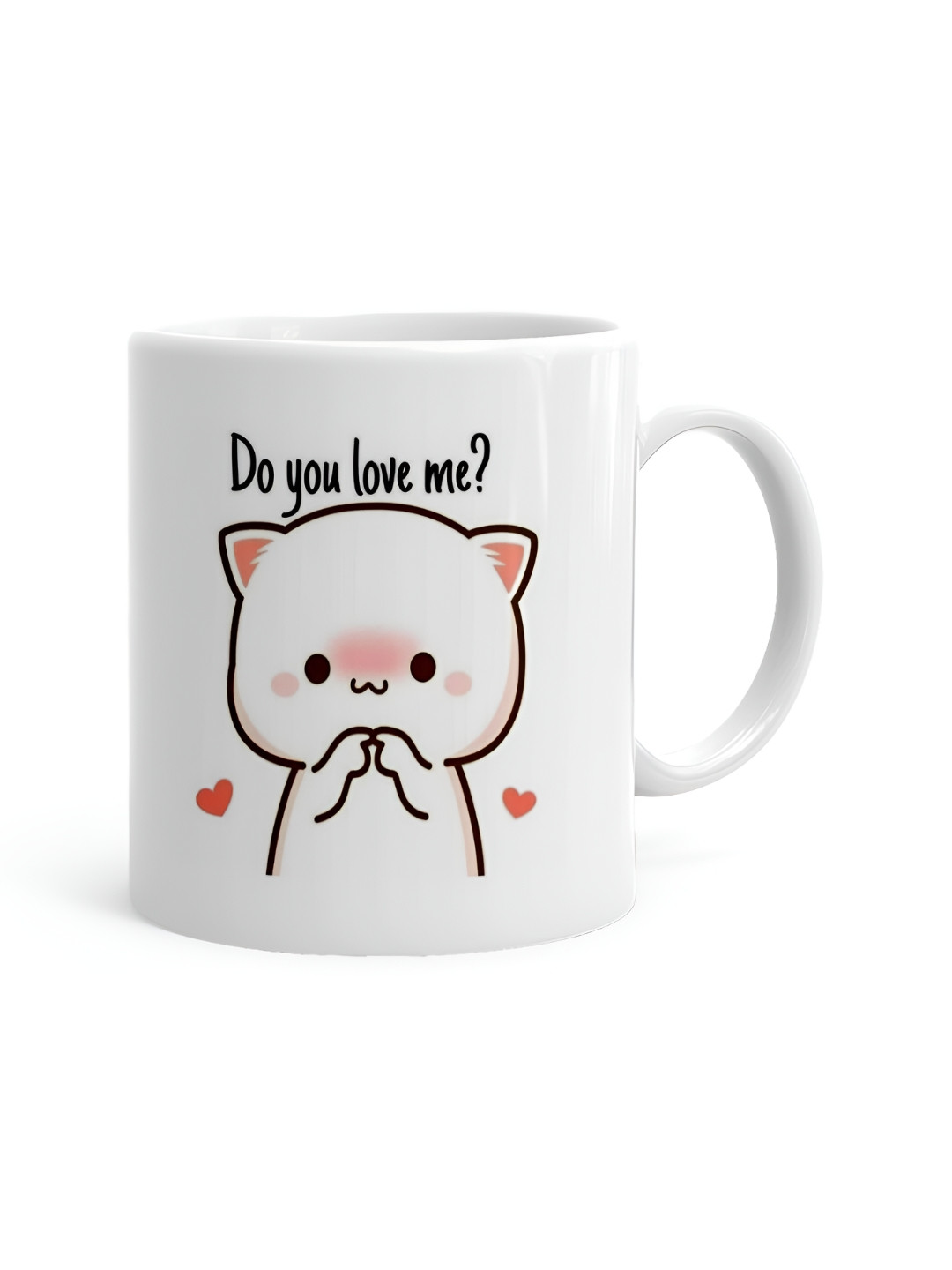 

Khakee White & Black Printed Ceramic Glossy Mug 325 ml
