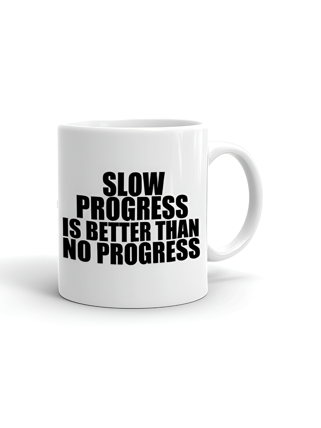 

Khakee White & Black Printed Ceramic Glossy Mugs 325 ml