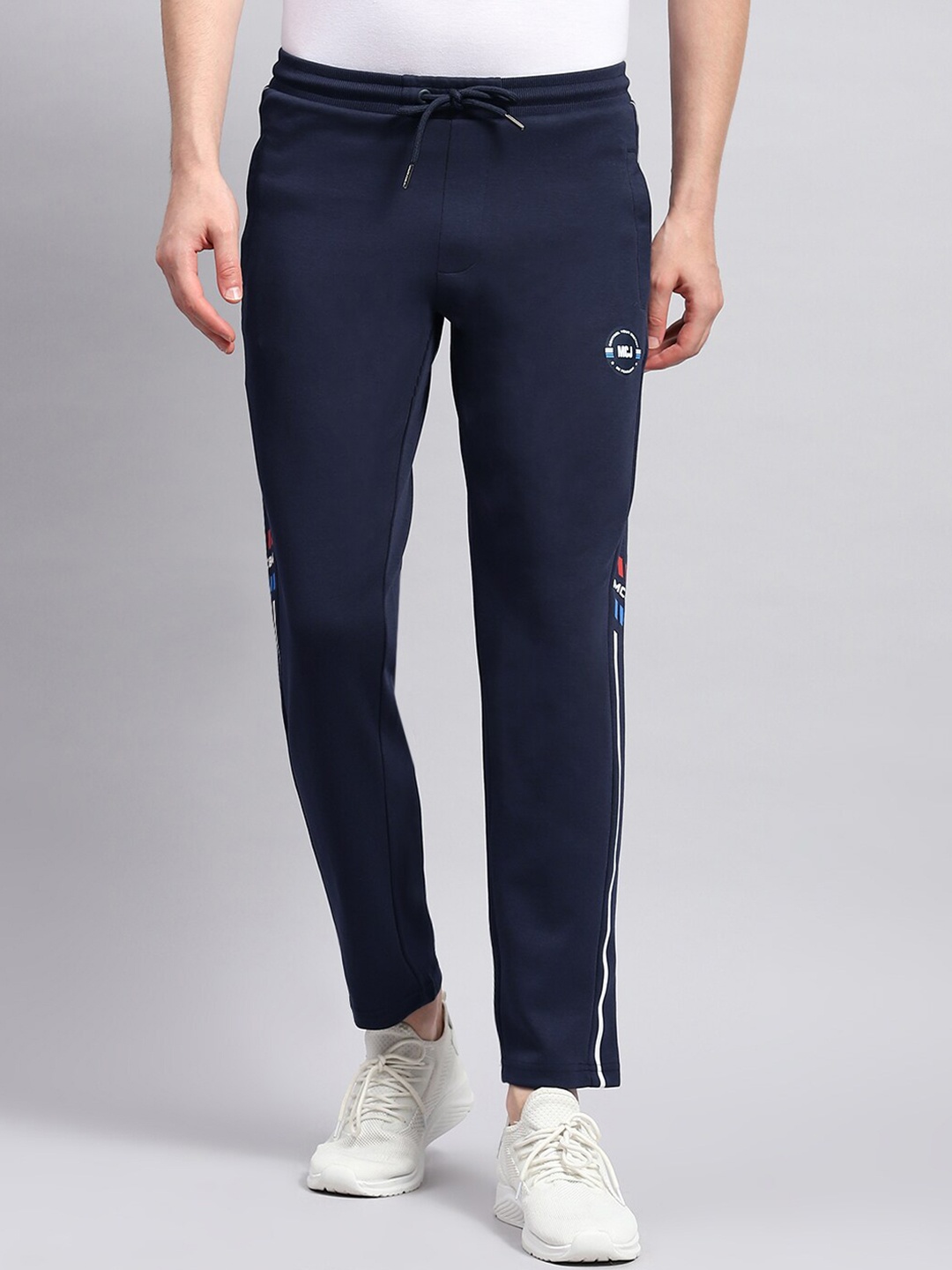 

Monte Carlo Men Mid Rise Cotton Track Pant, Blue