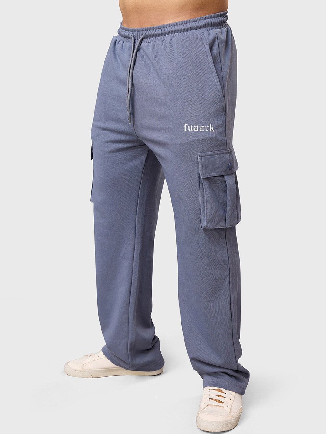 

FUAARK Pinnacle Relaxed-Fit Cargo Track Pants, Grey