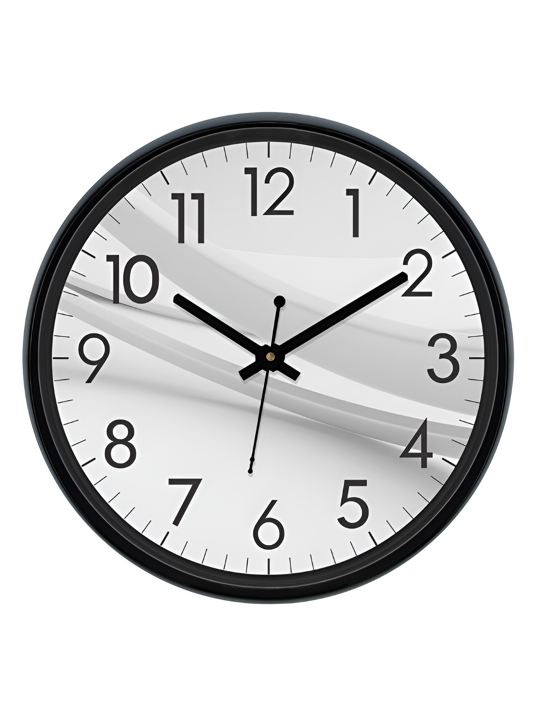 

Aura Grey & Black Textured Analogue Wall Clock