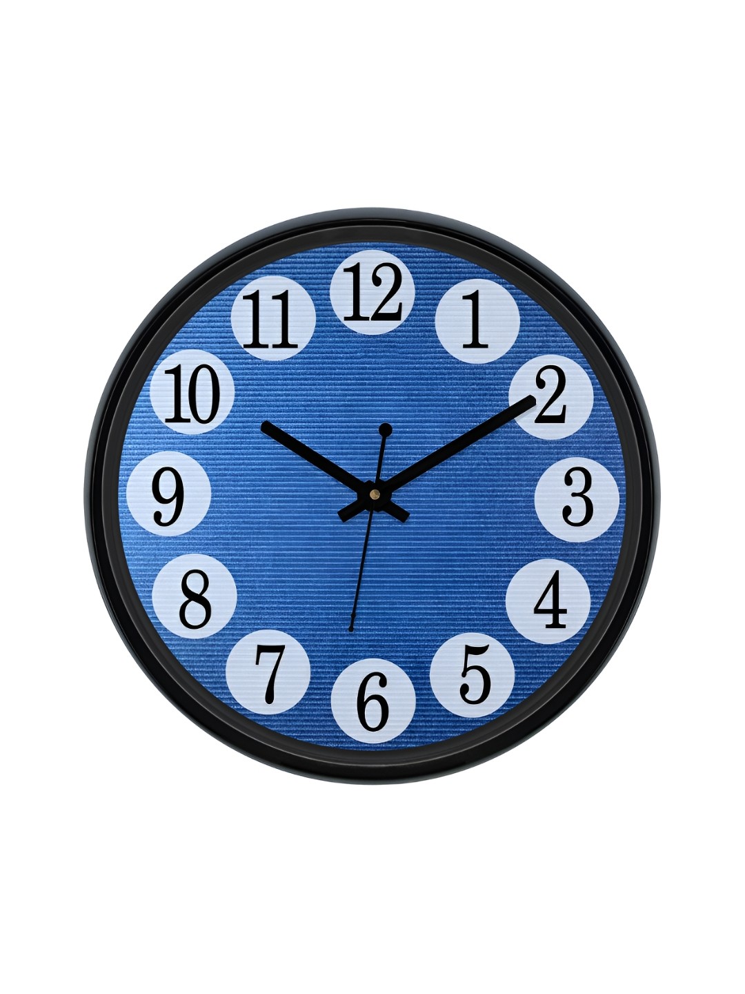 

Aura Blue & White Textured Analogue Wall Clock