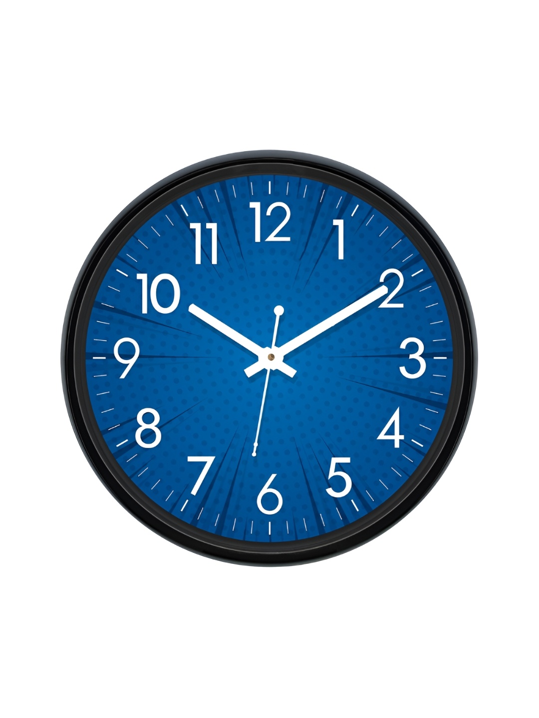 

RANDOM Printed Round Shaped Sweep Silent Movement Contemporary Wall Clock, Blue