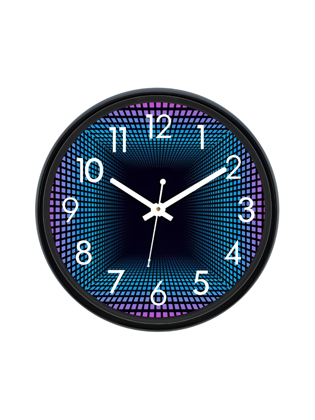 

Aura Blue & White Textured Analogue Wall Clock