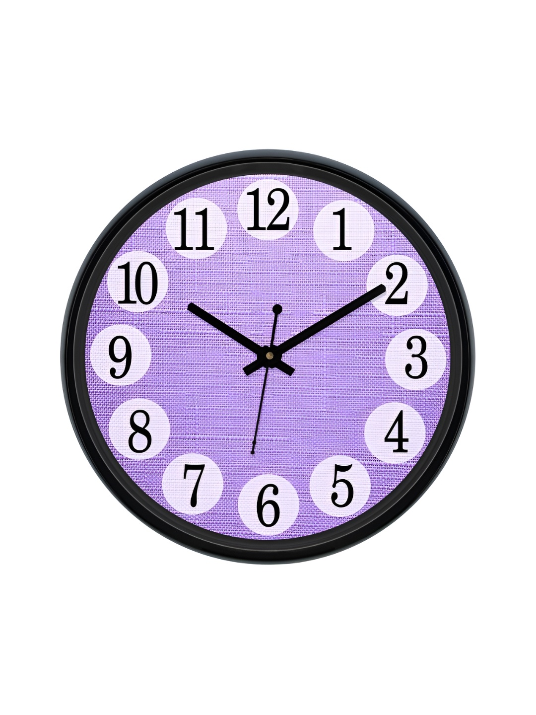 

Aura Purple & White Analogue Wall Clock
