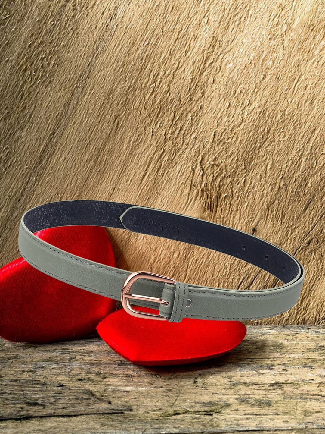 

Swiss Design Women Stylish Slim Belt, Green