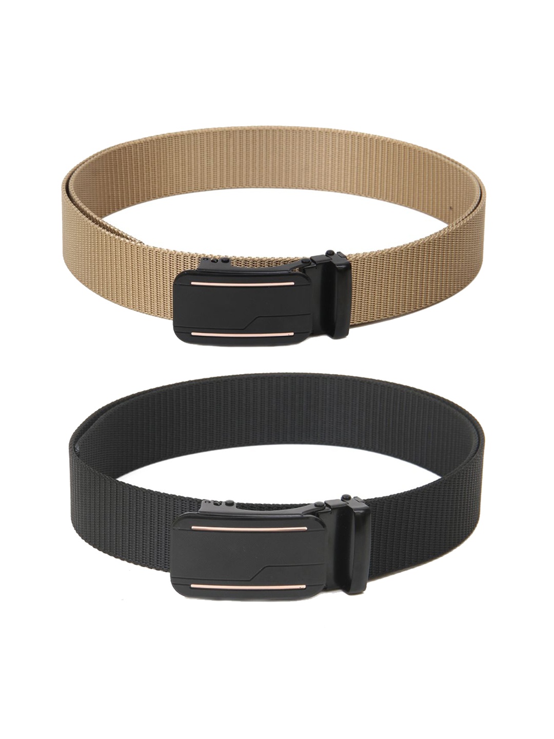 

Calvadoss Girls Pack Of 2 Textured Belts, Beige