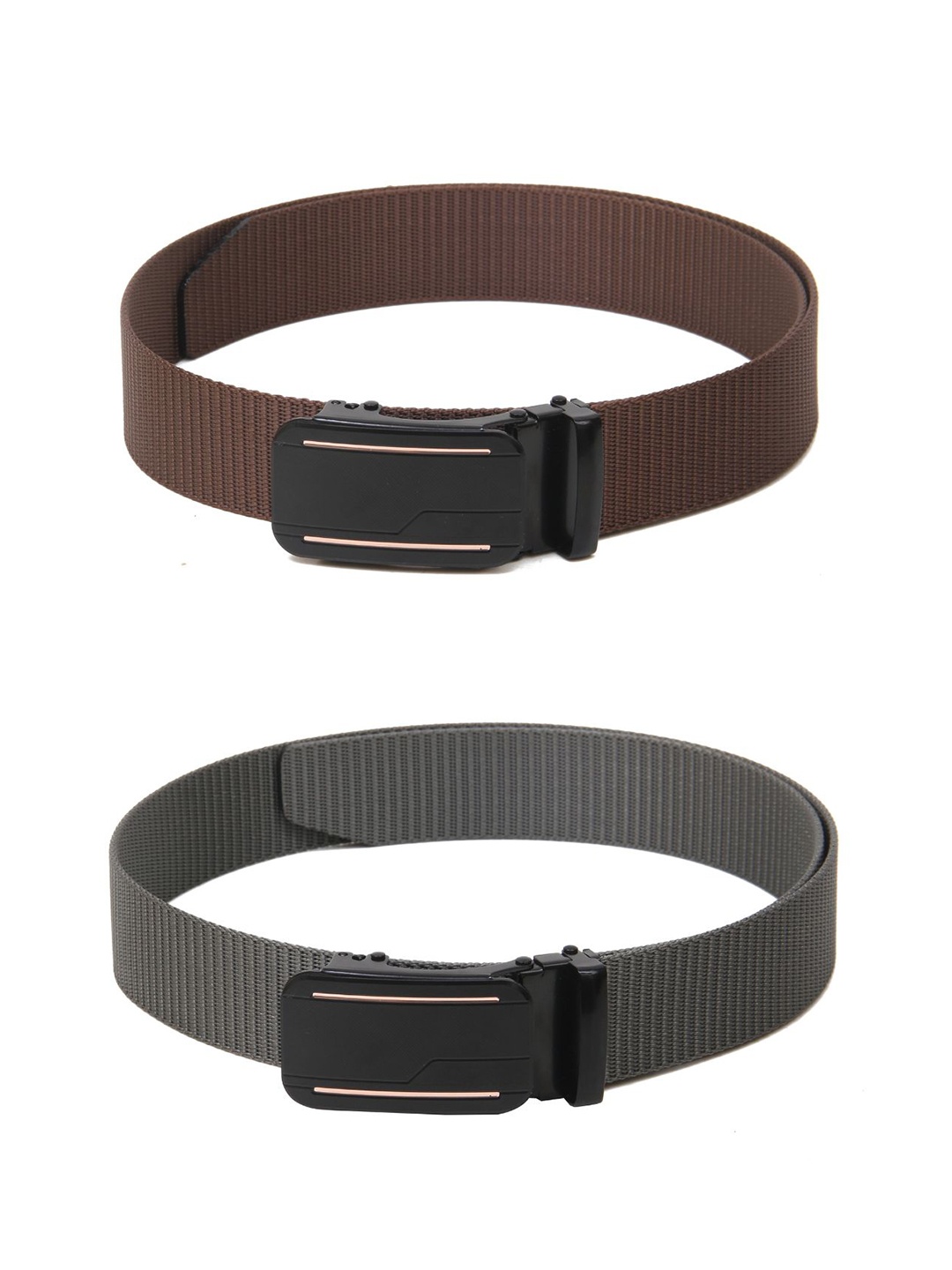 

Calvadoss Girls Pack Of 2 Textured Belts, Brown