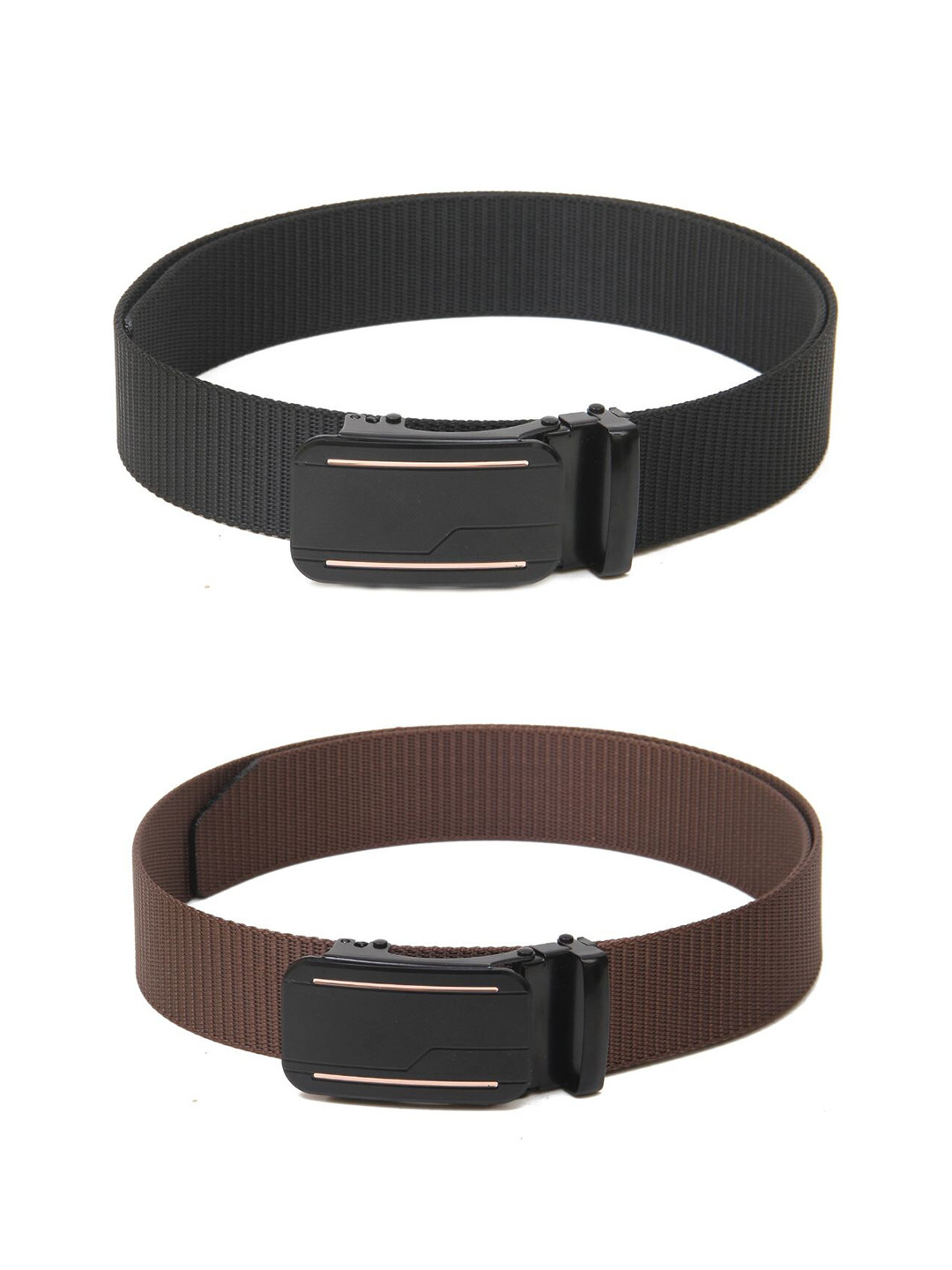 

Calvadoss Women Set Of 2 Belt, Black