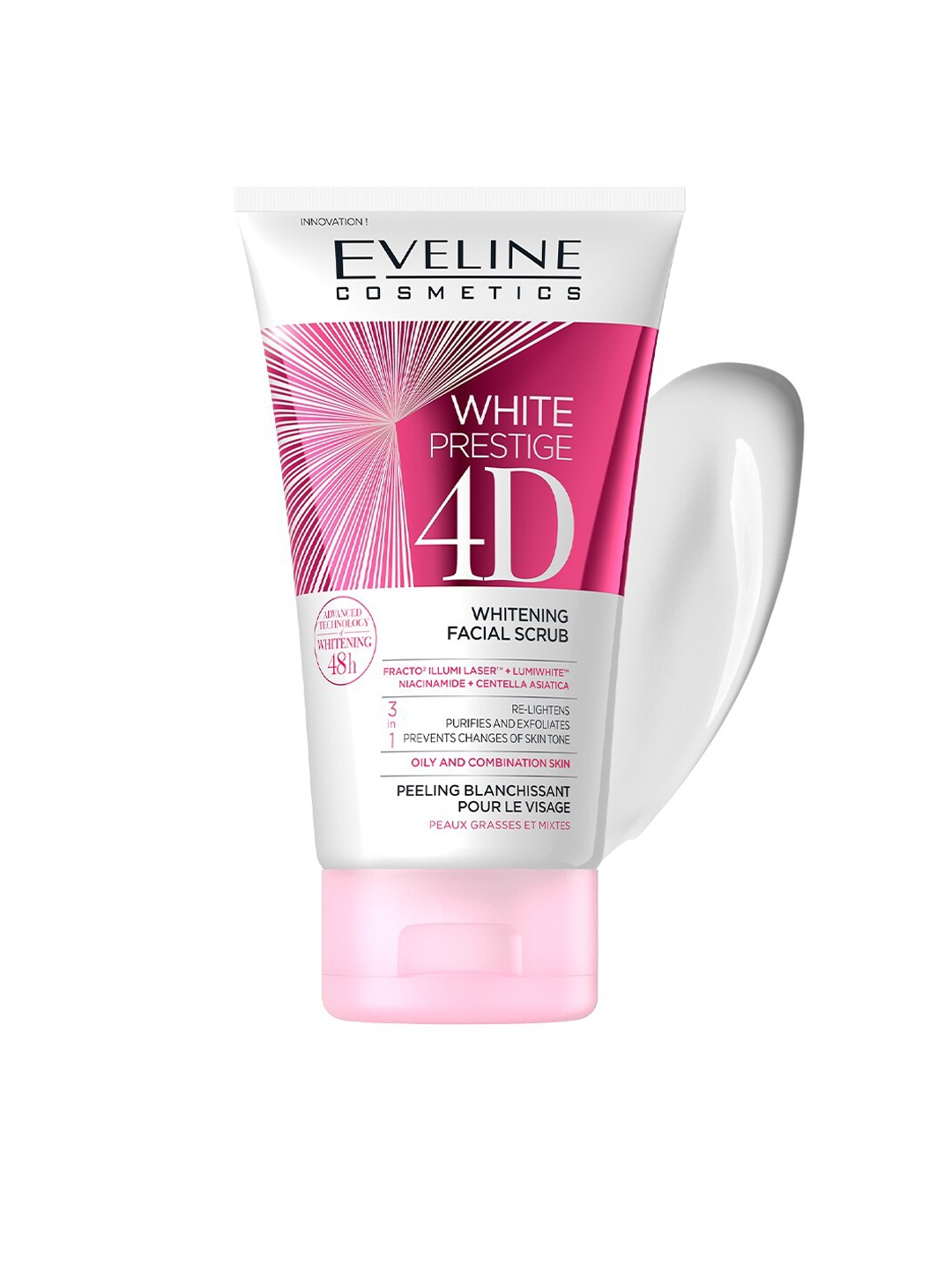 

Eveline Cosmetics White Prestige 4D Whitening Facial Scrub - 150ml