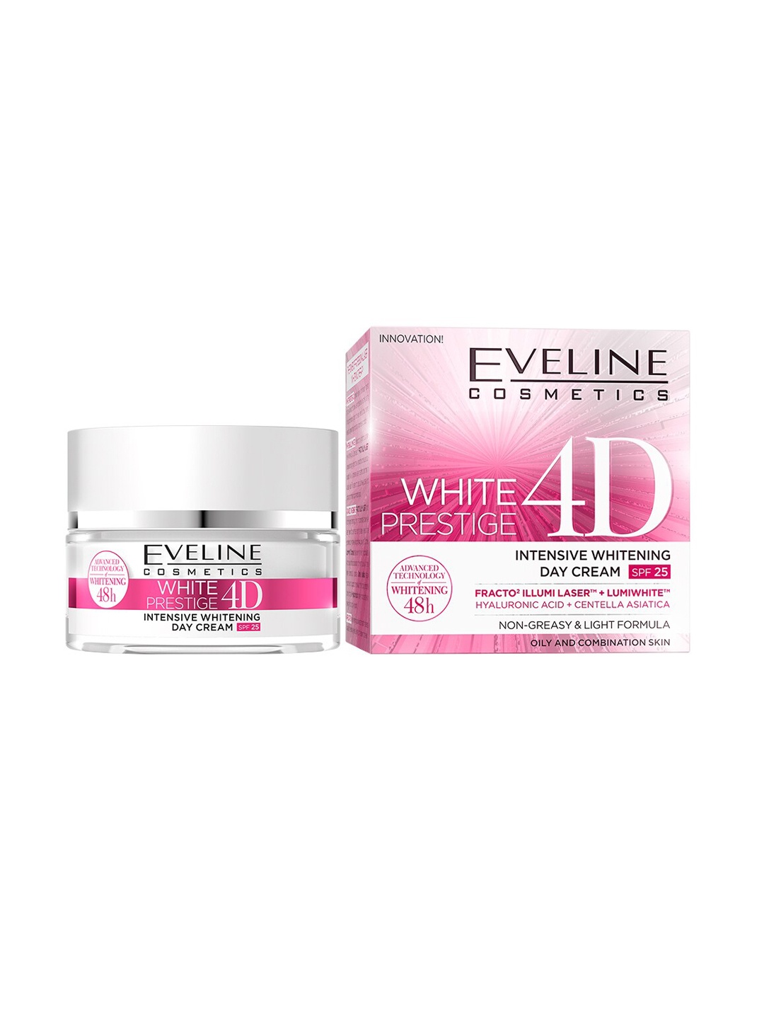 

Eveline Cosmetics White Prestige 4D Intensive Whitening Day Cream-50ml