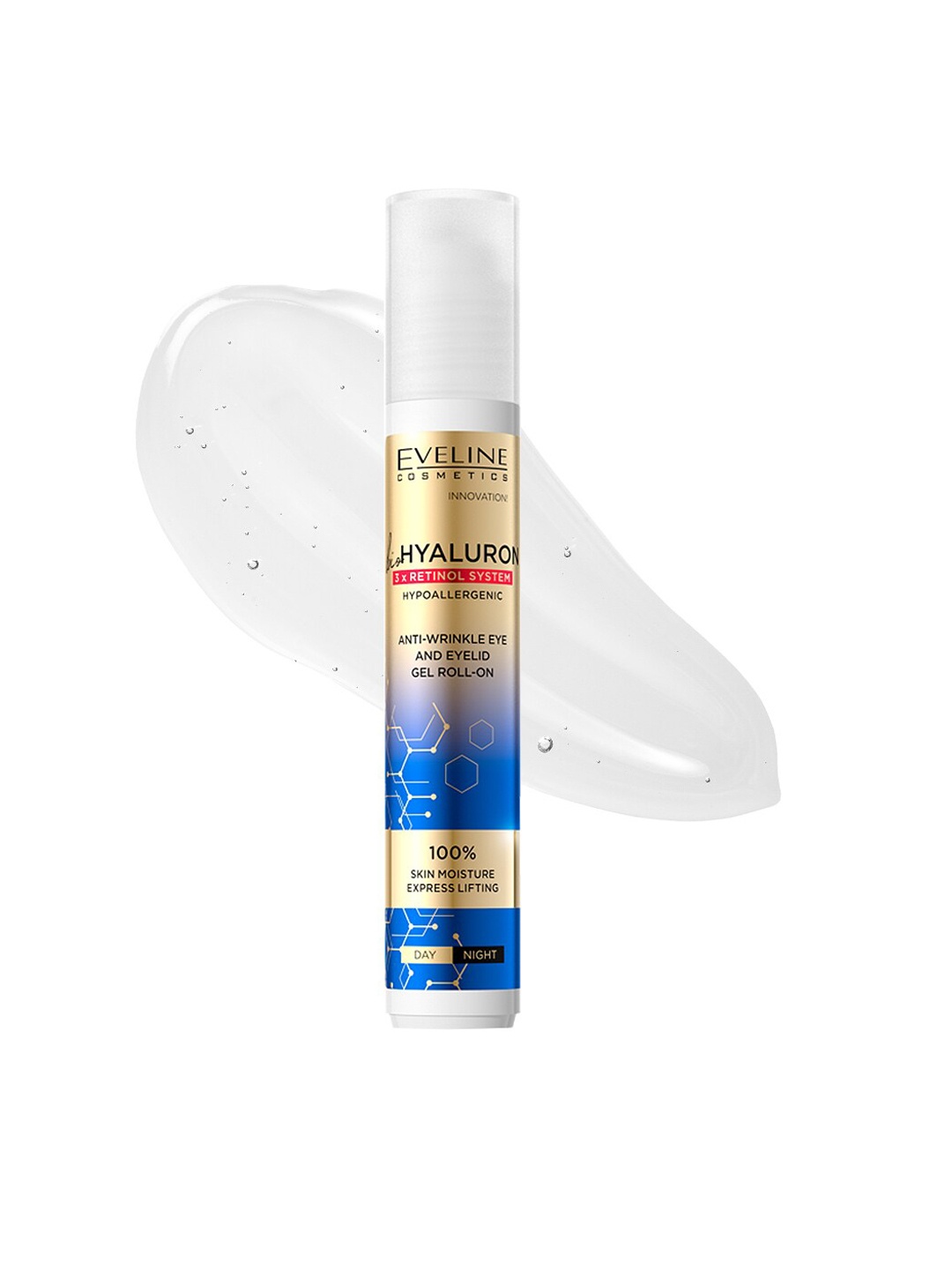 

Eveline Cosmetics Bio Hyaluron 3Xretinol System Roll-On 15ml, White