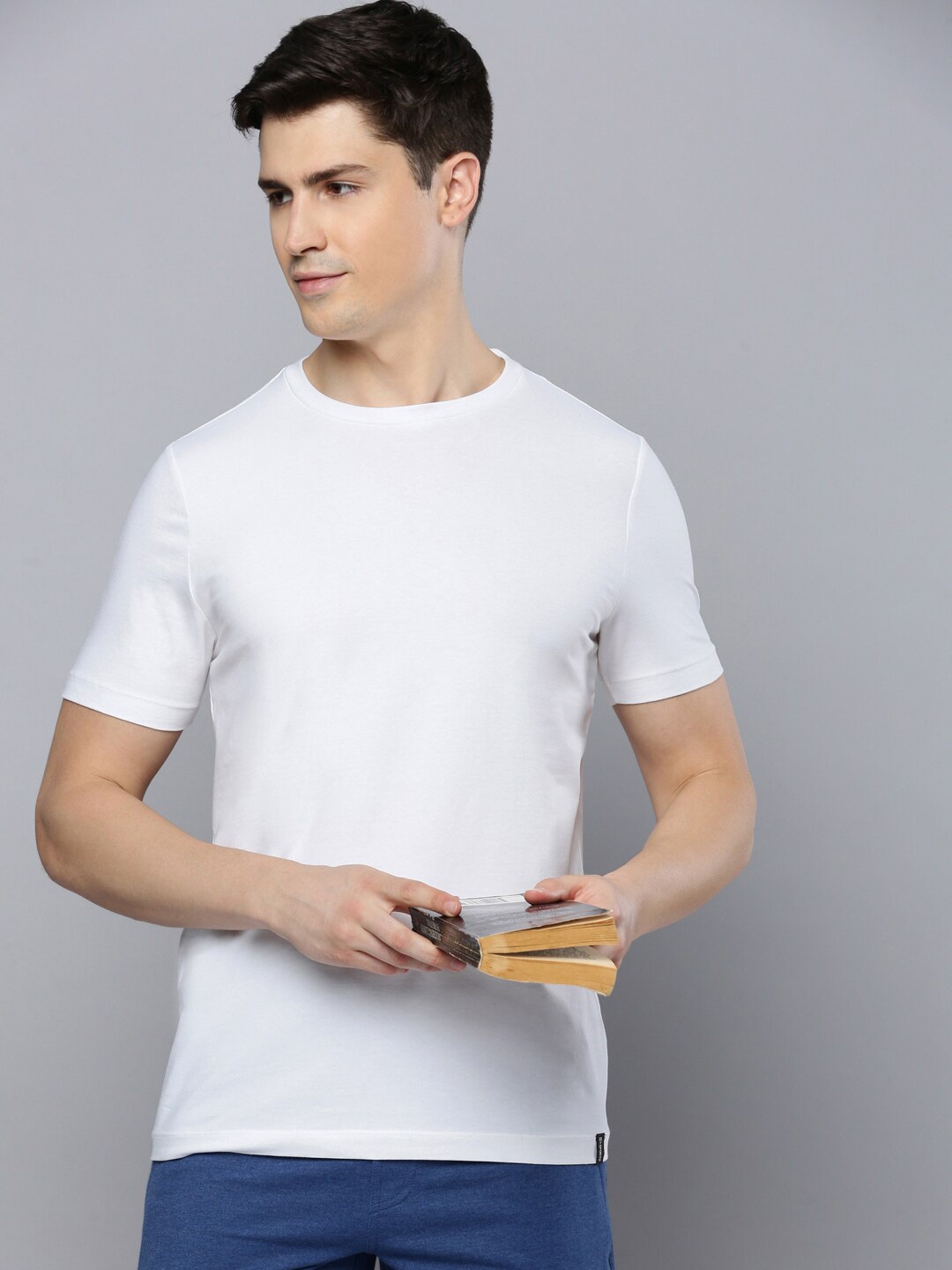 

SPORTO Dri-FIT Round Neck Cotton T-shirt, White
