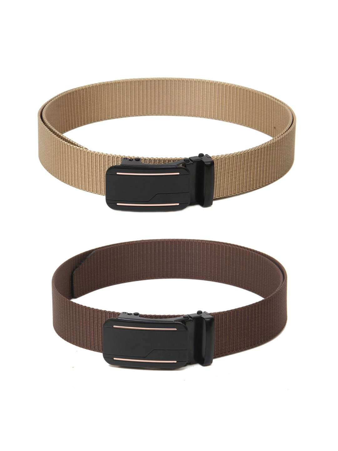 

Calvadoss Boys Set Of 2 Belts, Beige