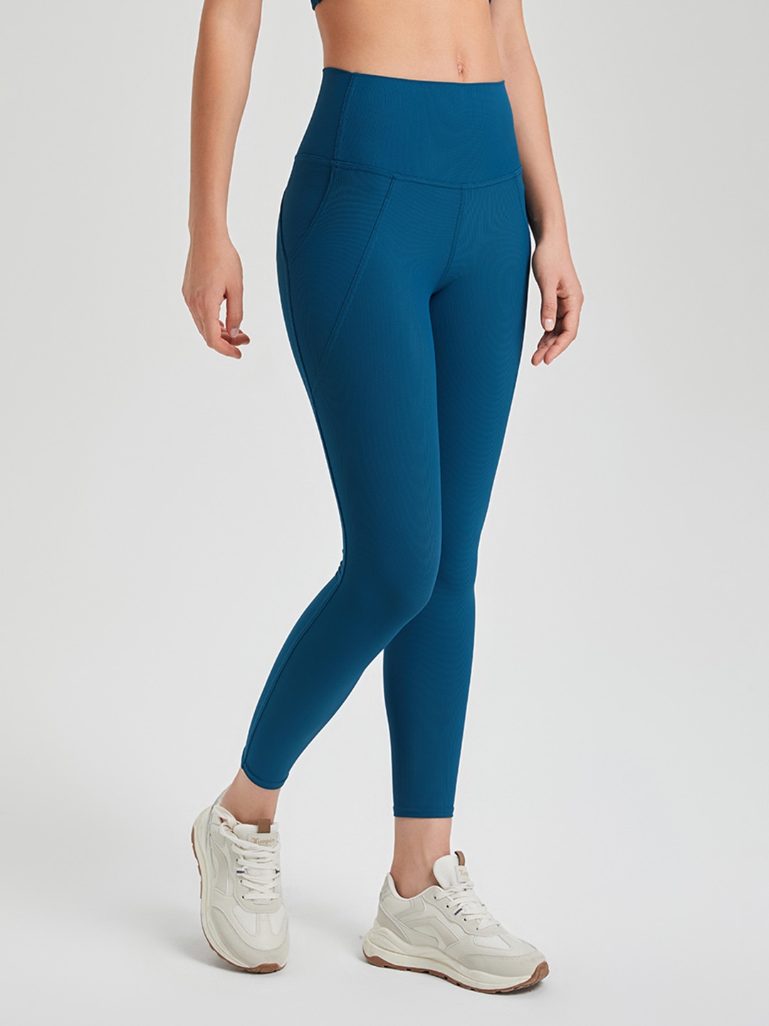 

JC Collection Dry Fit Ankle-Length Tights, Blue