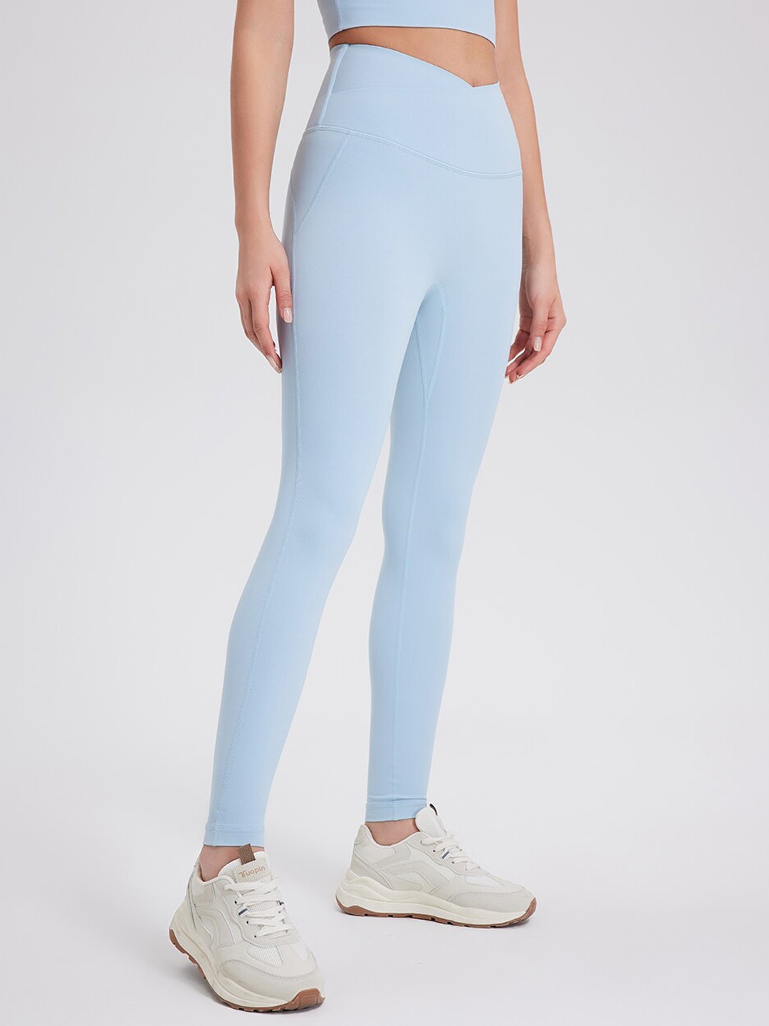 

JC Collection Dry Fit Ankle Length Tights, Blue