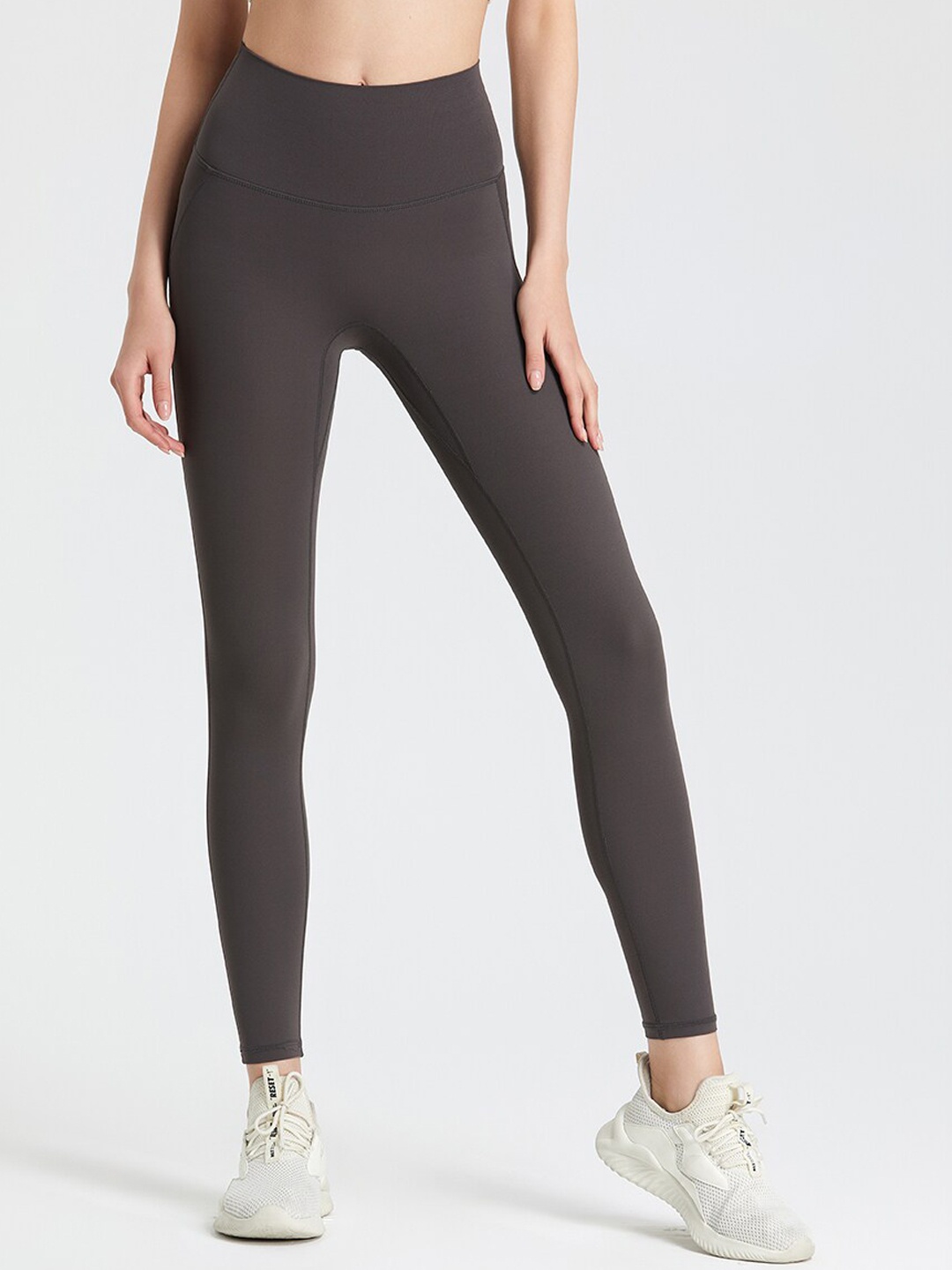 

JC Collection Women Dry Fit Ankle Length Tights, Charcoal