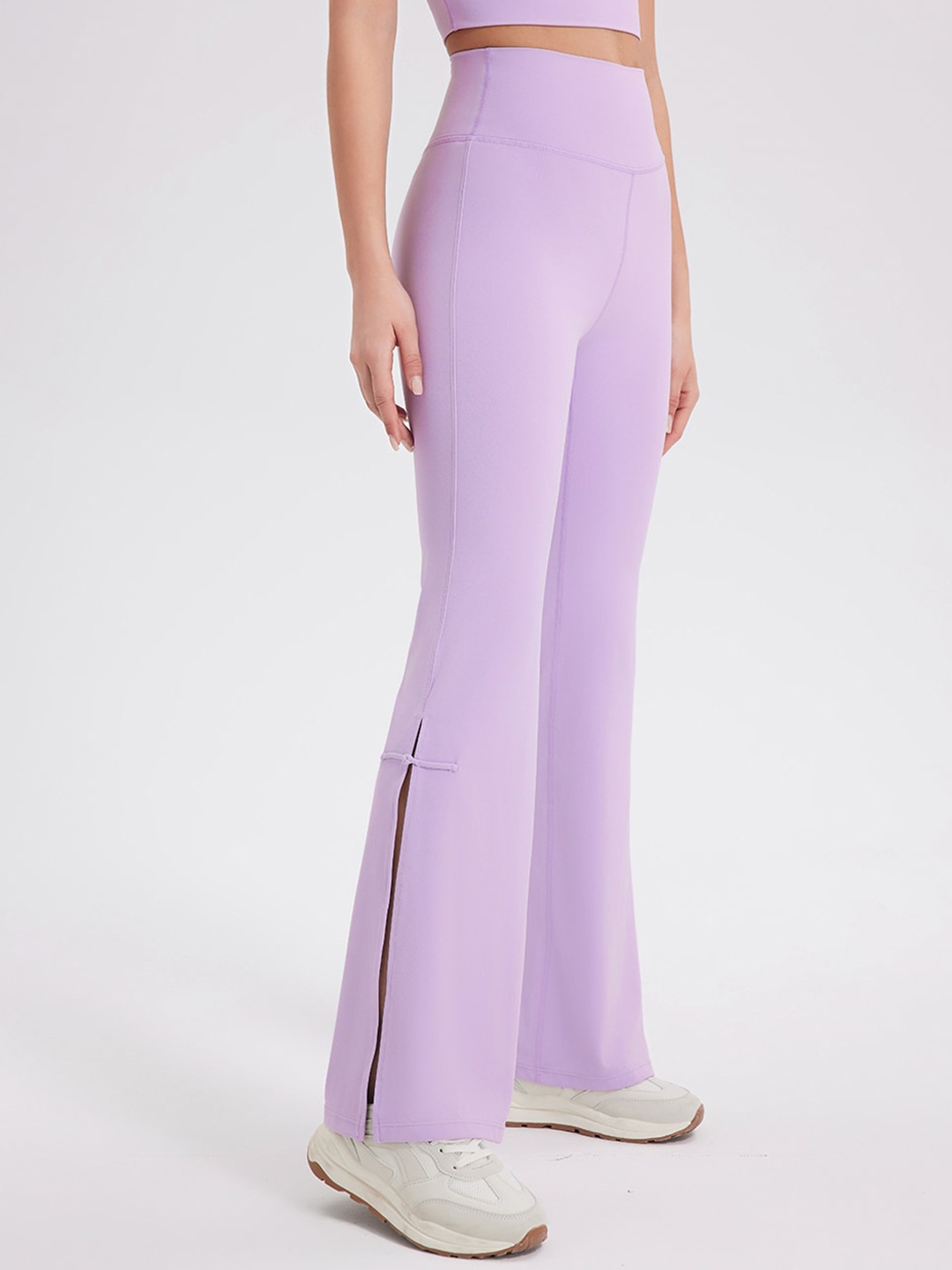 

JC Collection Ankle Length Dry Fit Gym Tights, Purple