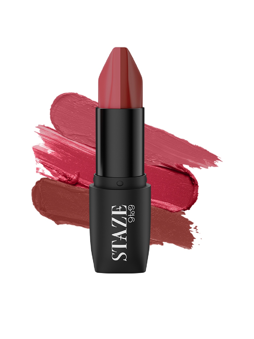 

STAZE 9to9 Love Tri-Angle 3 in 1 Transferproof Lipstick 3.8 g - Brick Pink 01