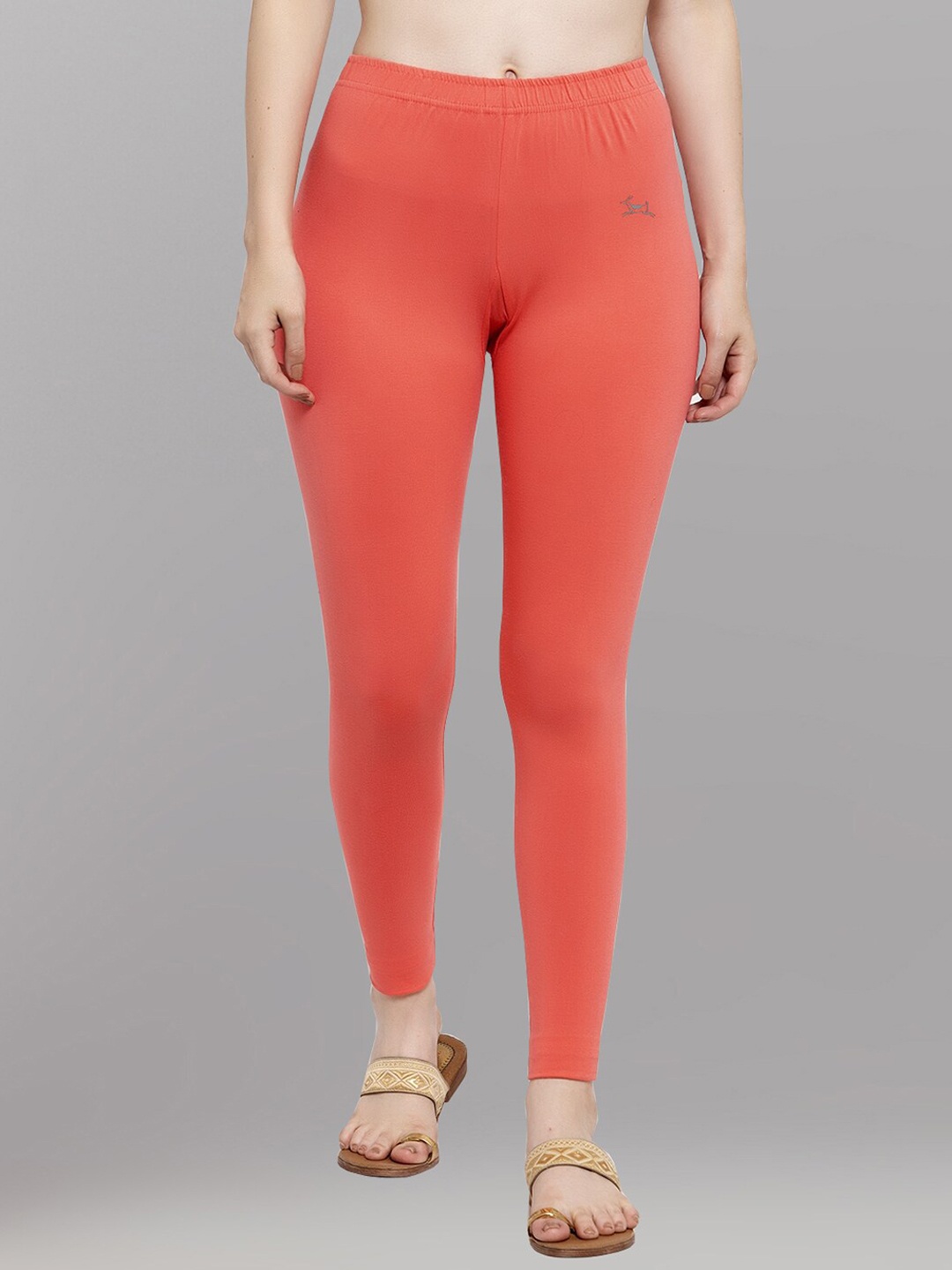 

Trend Level Women Ankle-Length Leggings, Coral