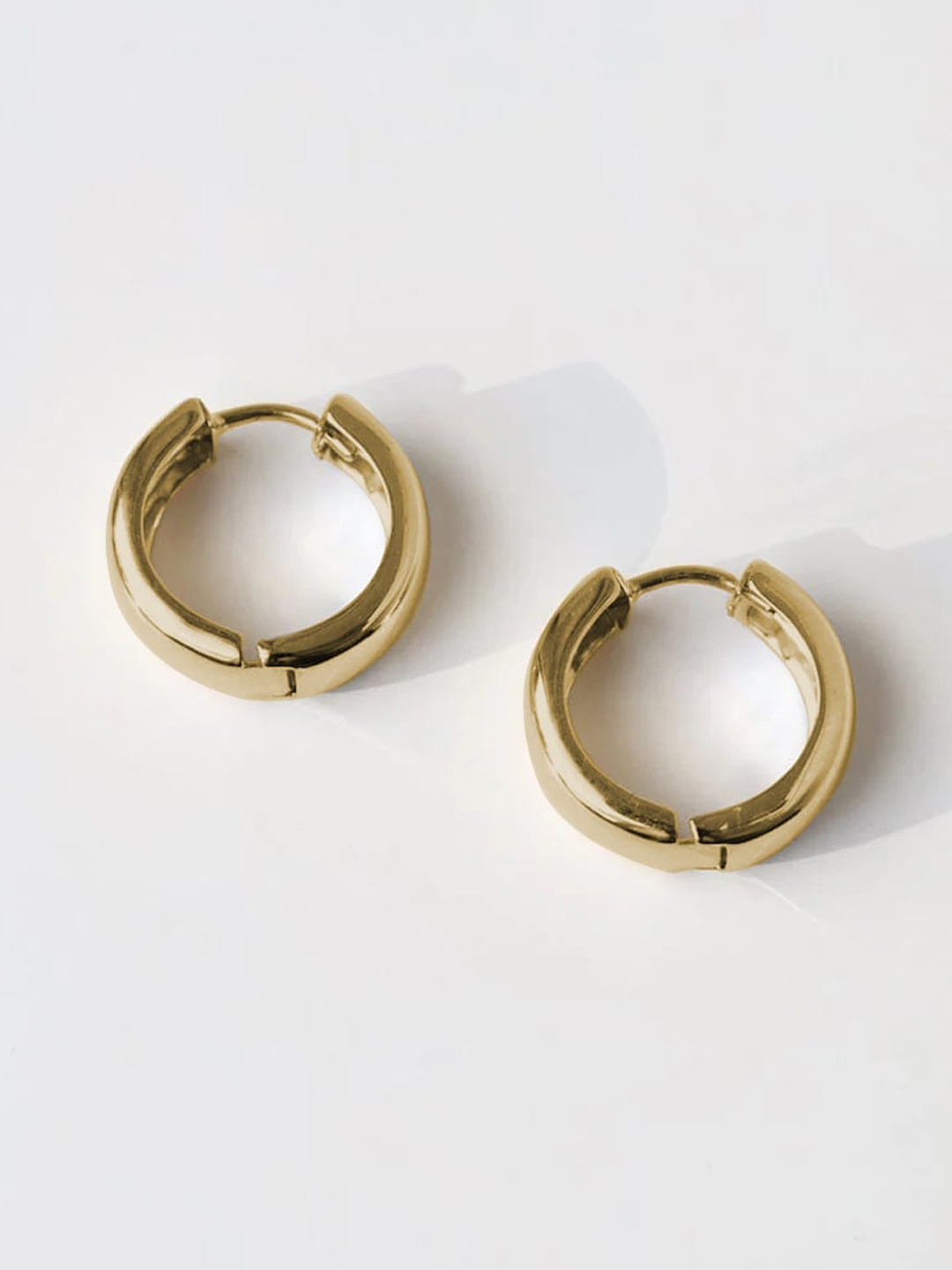 

FIMBUL Stainless Steel Circular Hoop Earrings, Gold