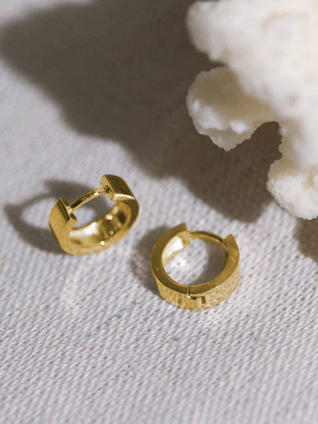 

FIMBUL Stainless Steel Circular Hoop Earrings, Gold